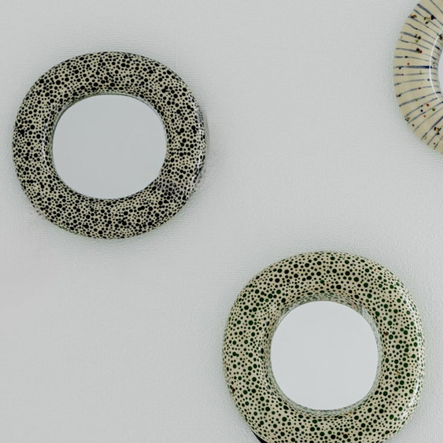 Wall art Ceramic mirror